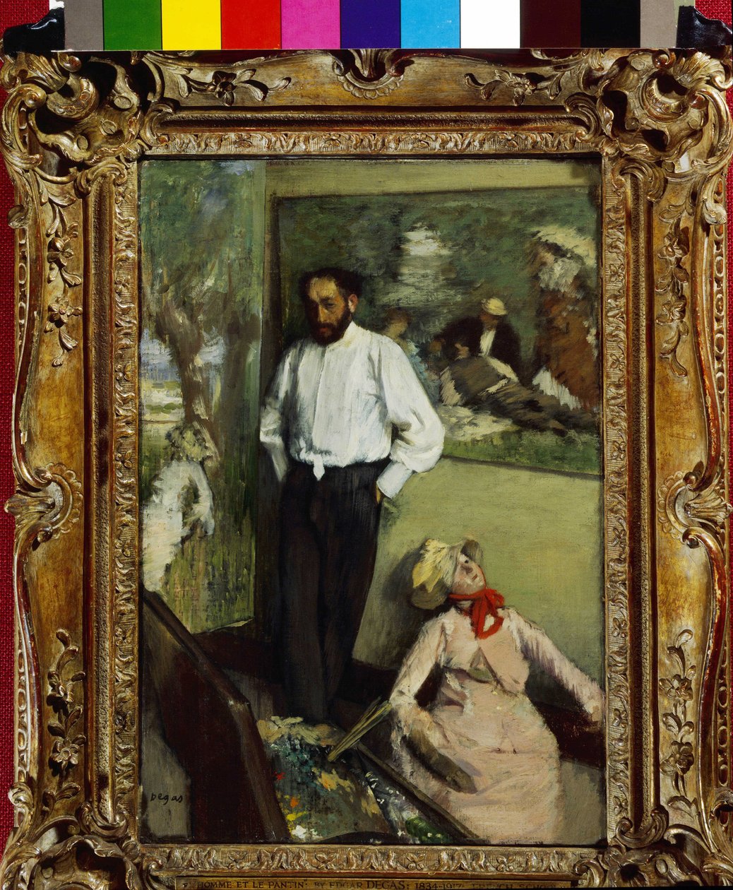 Mężczyzna i Pantin lub Portret Henri Michela Levy