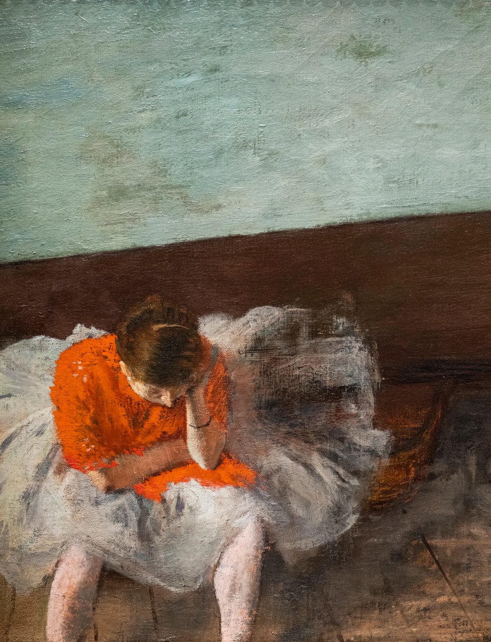 La Lecon de danse (Sala Powtórek) (detal). Około 1879. Olej na płótnie. autorstwa Edgar Degas
