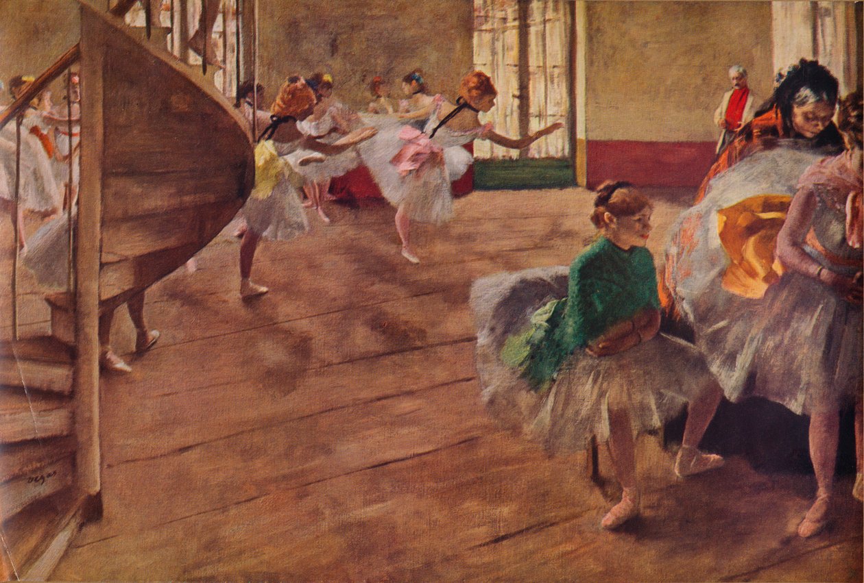 La Repetition, c1874 1935 autorstwa Edgar Degas