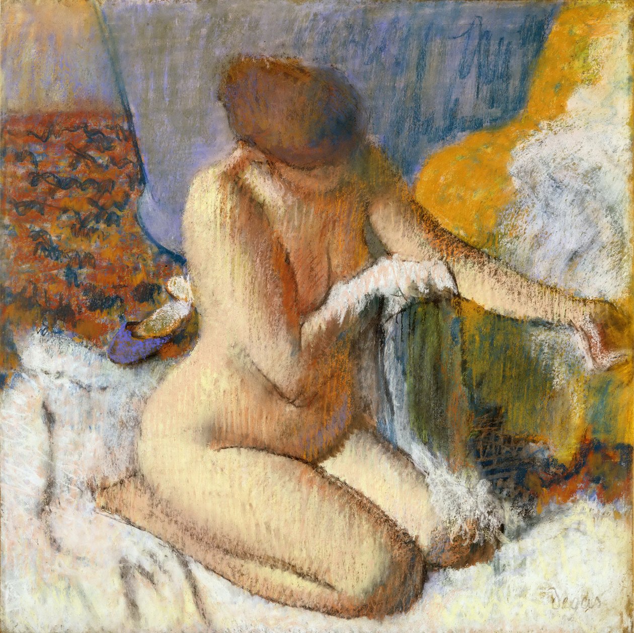 Wychodzenie z wanny autorstwa Edgar Degas