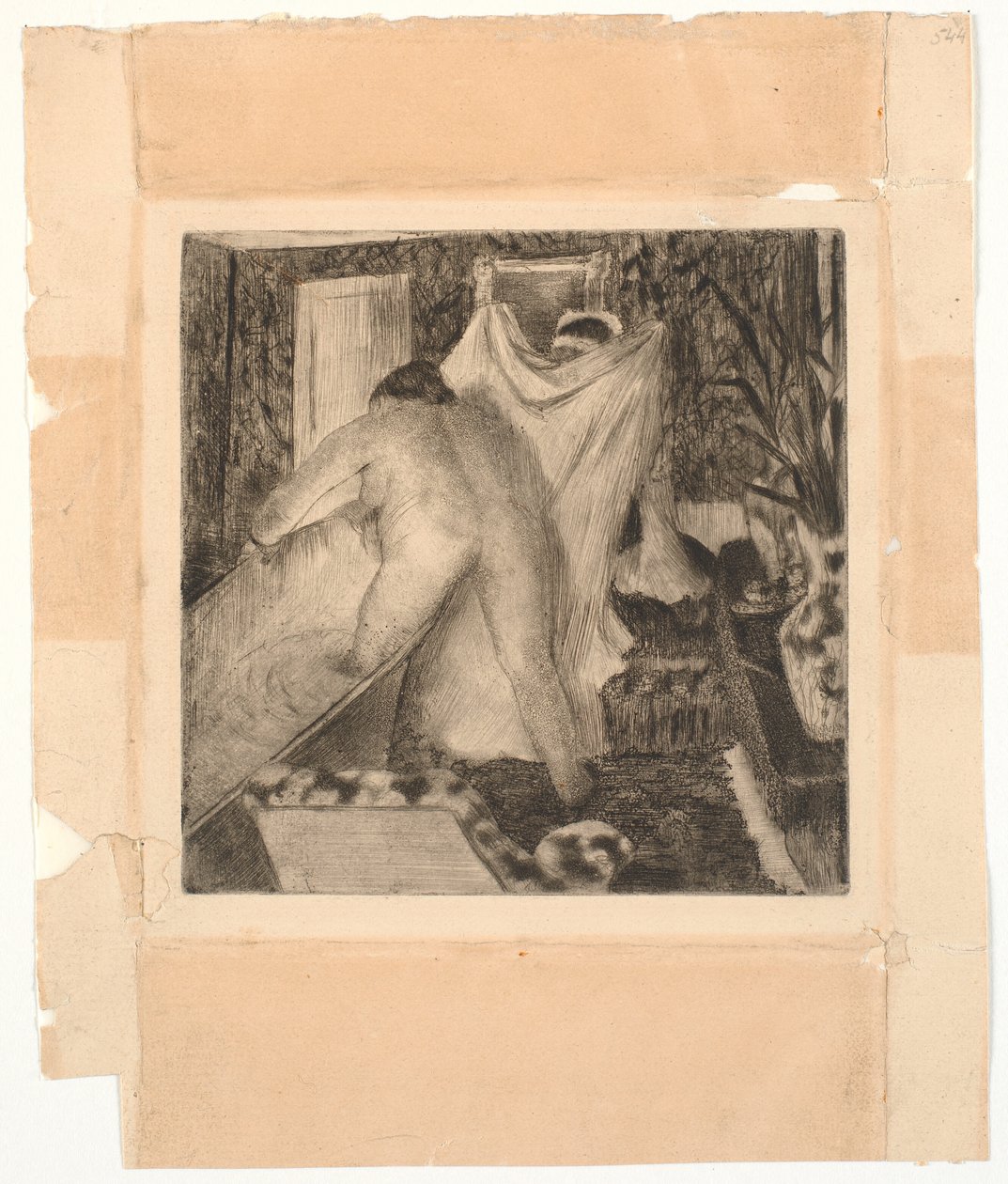 Wychodzenie z wanny autorstwa Edgar Degas