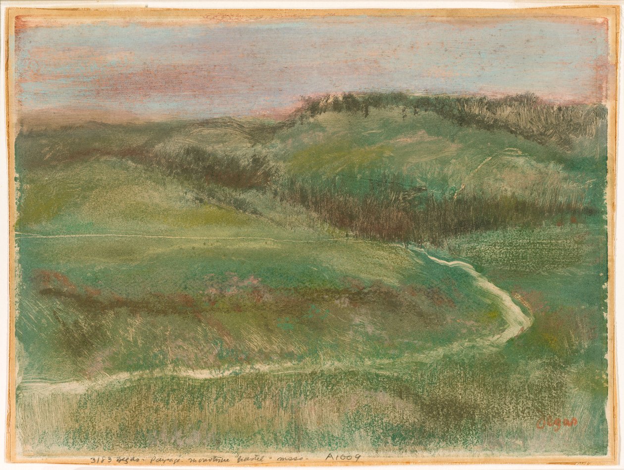 Krajobraz autorstwa Edgar Degas