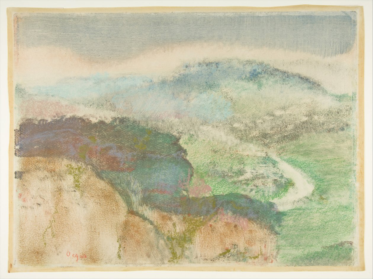 Krajobraz, 1892. autorstwa Edgar Degas