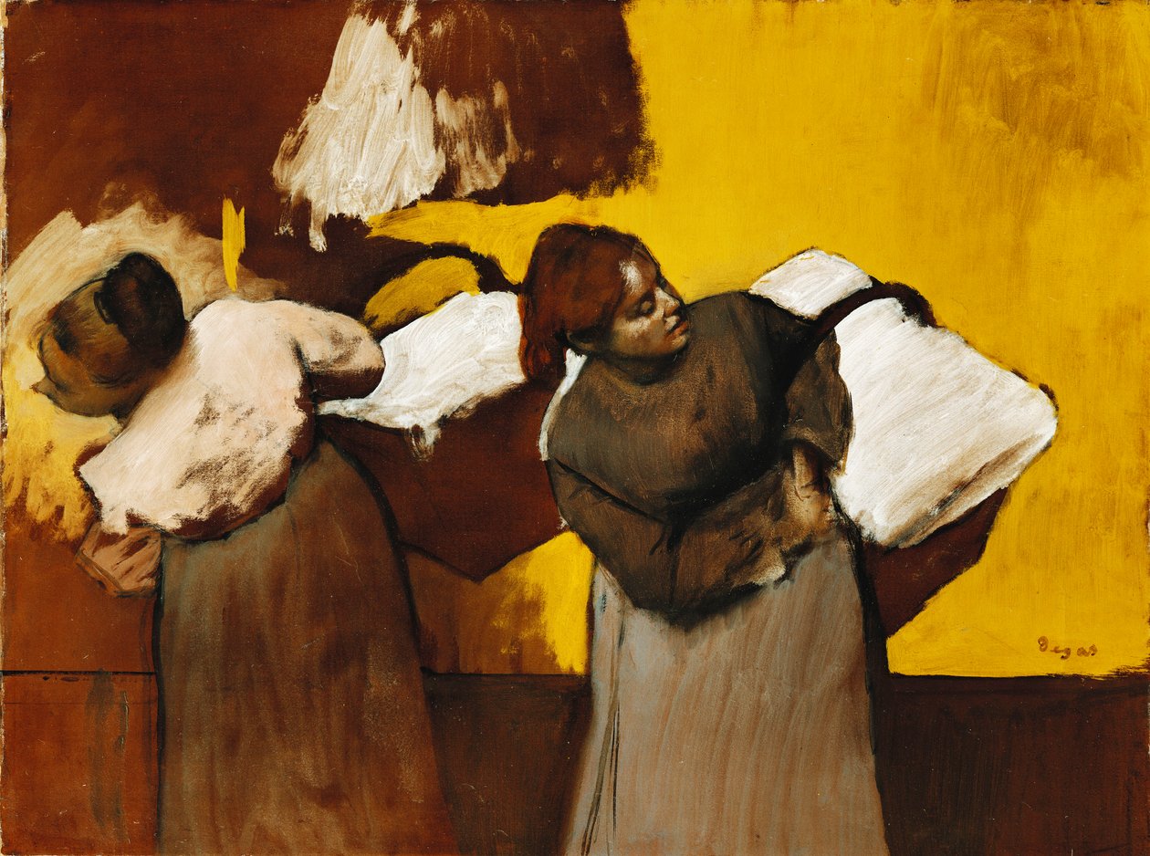 Praczki, ok. 1876 r. autorstwa Edgar Degas