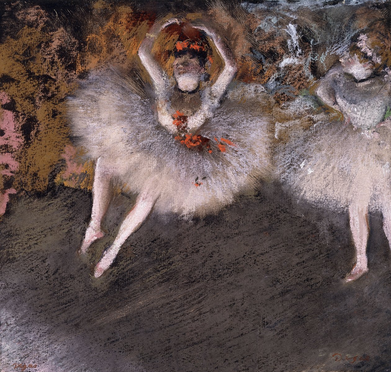 Ubity Krok, c.1879 autorstwa Edgar Degas