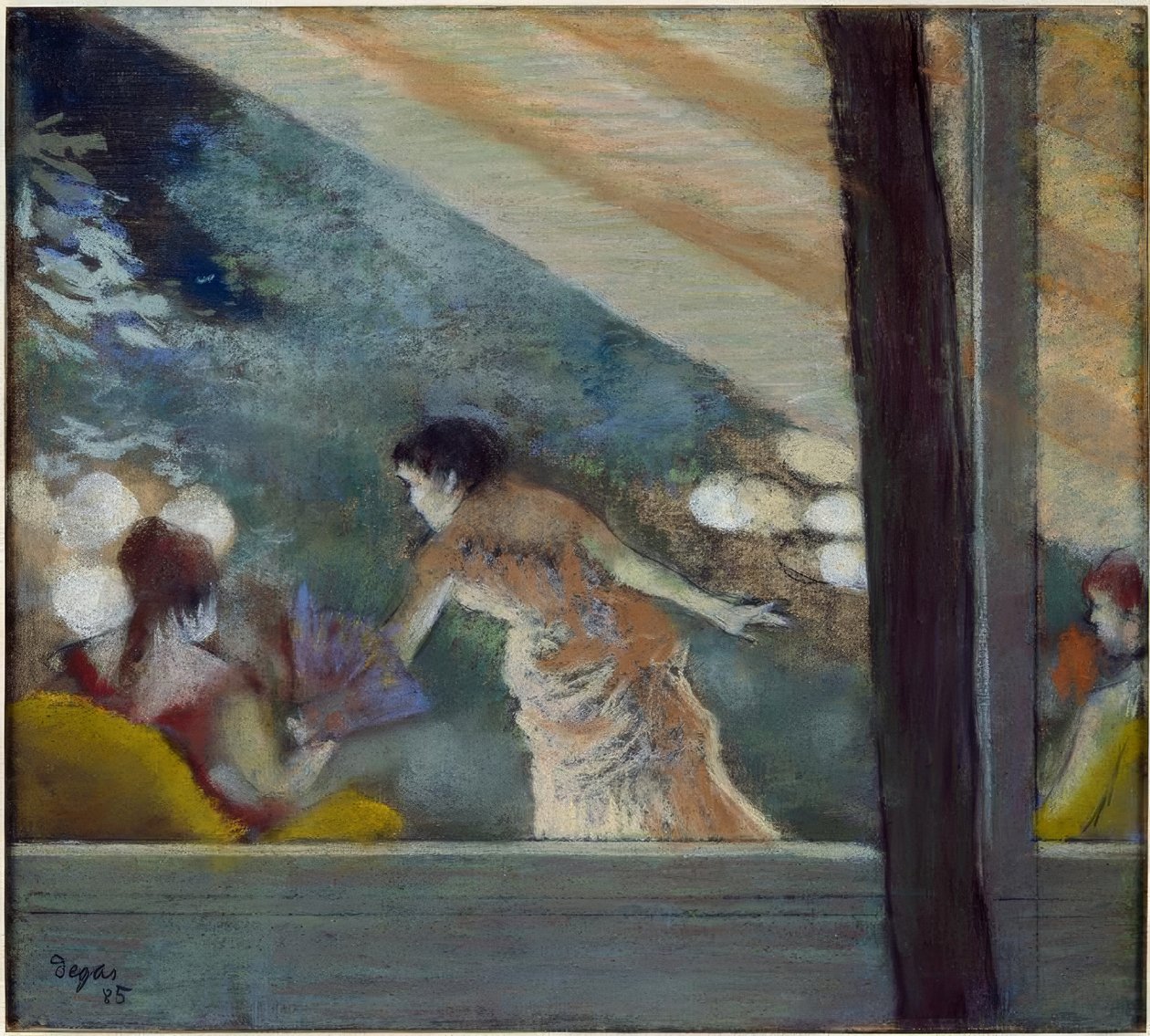 Koncert kawiarniany do ambasadorów autorstwa Edgar Degas