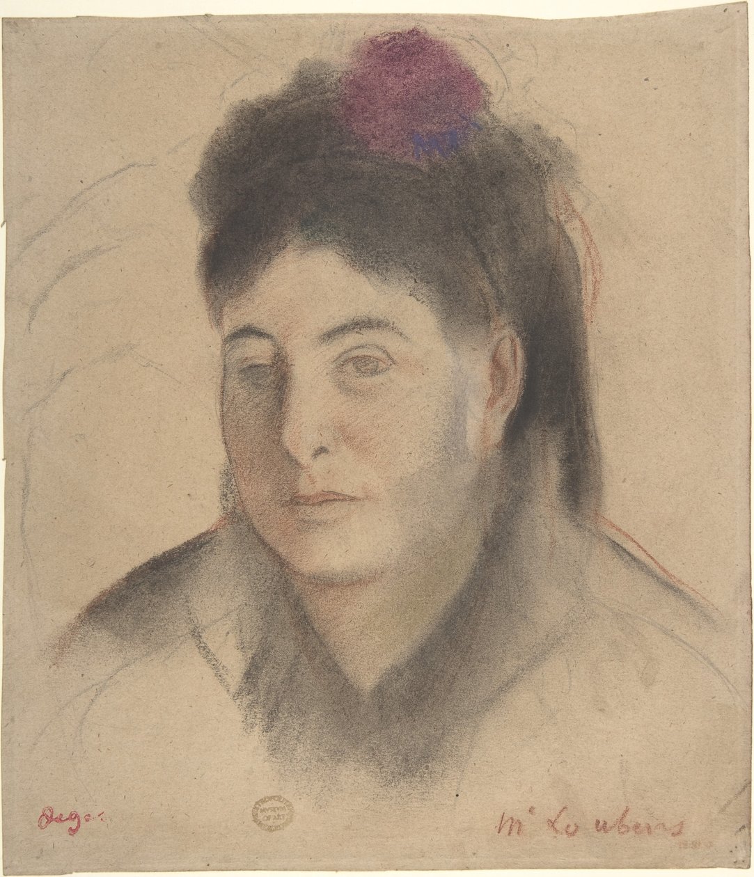 Pani Loubens autorstwa Edgar Degas