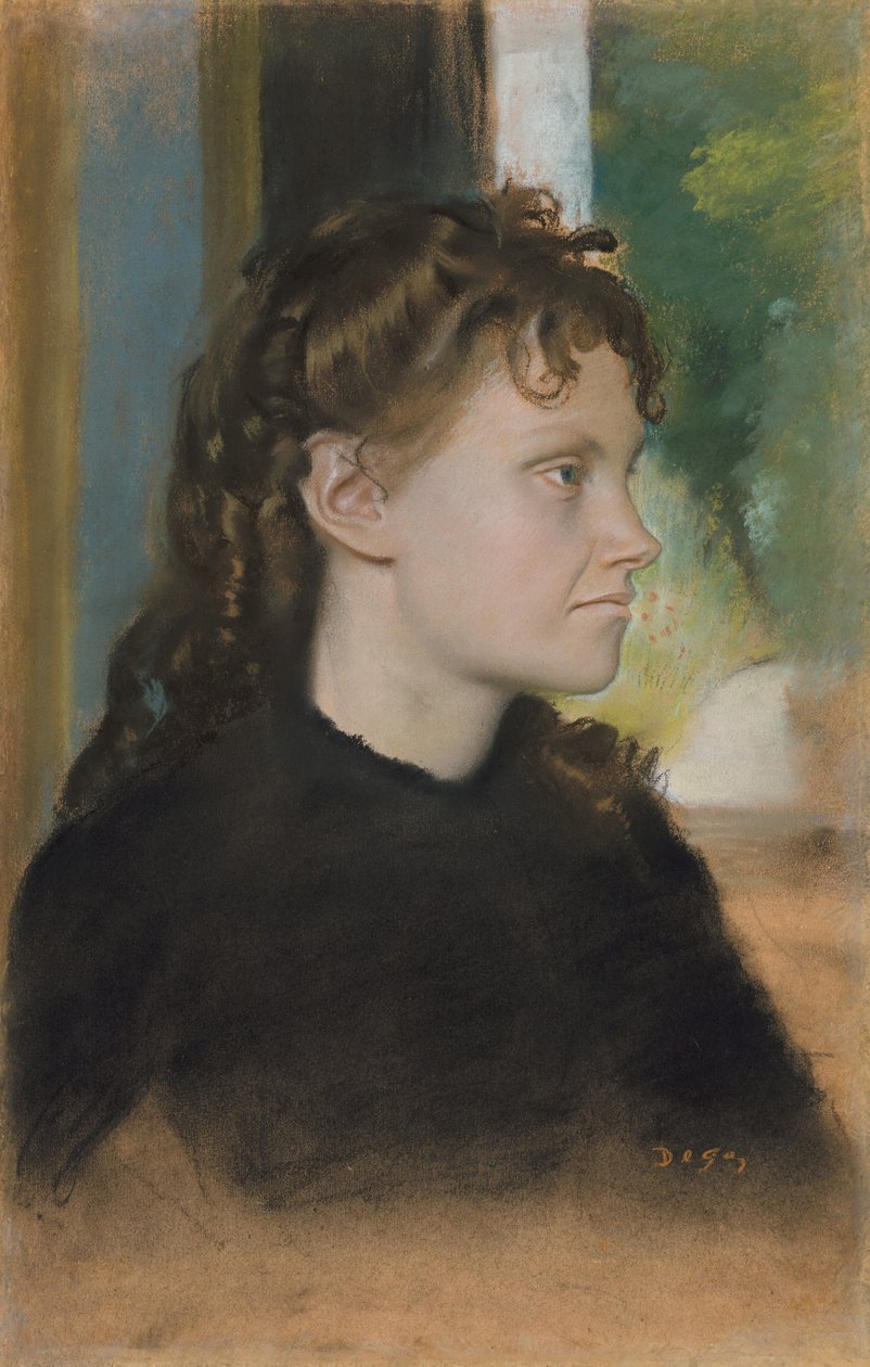 Madame Théodore Gobillard, 1869 autorstwa Edgar Degas