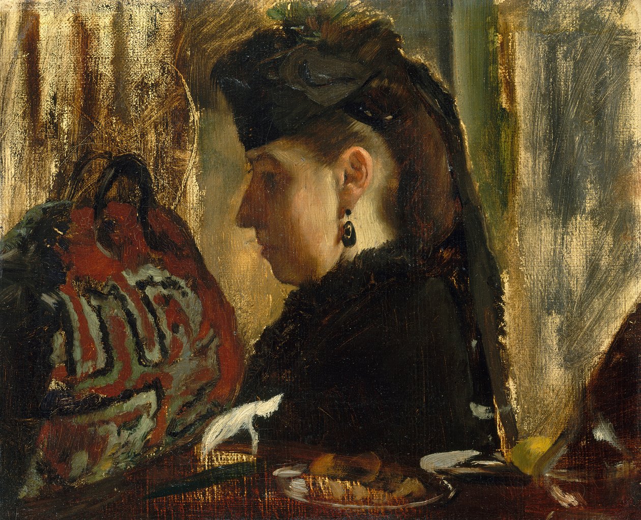 Panna Marie Dihau 1843-1935, 1867-68. autorstwa Edgar Degas