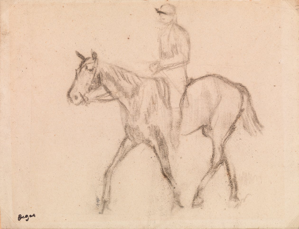 Człowiek na koniu autorstwa Edgar Degas