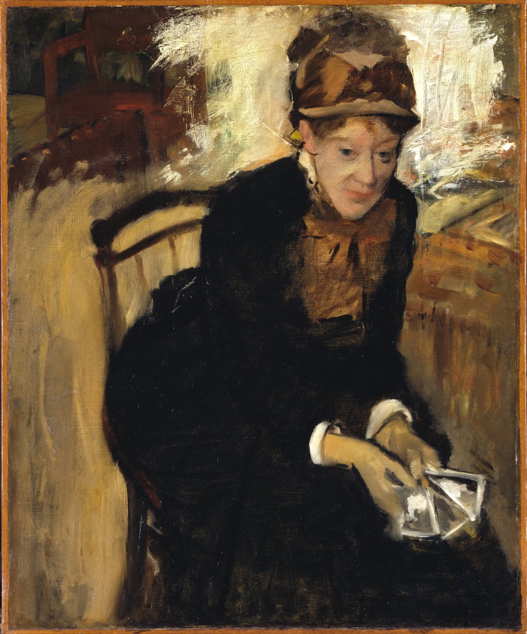 Mary Cassatt autorstwa Edgar Degas