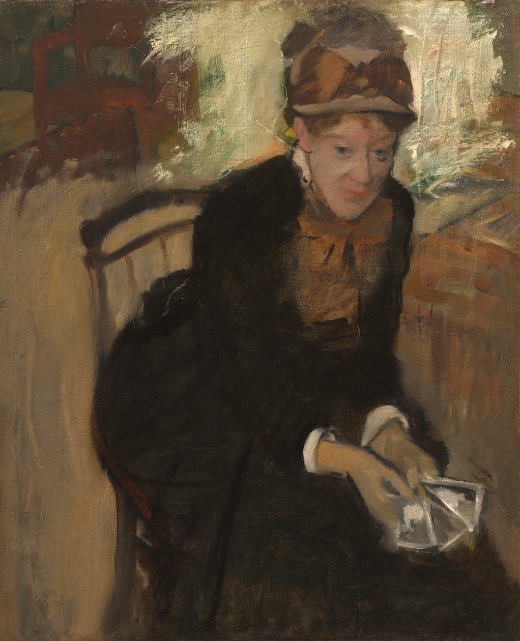 Mary Cassatt, c. 1880-1884. autorstwa Edgar Degas
