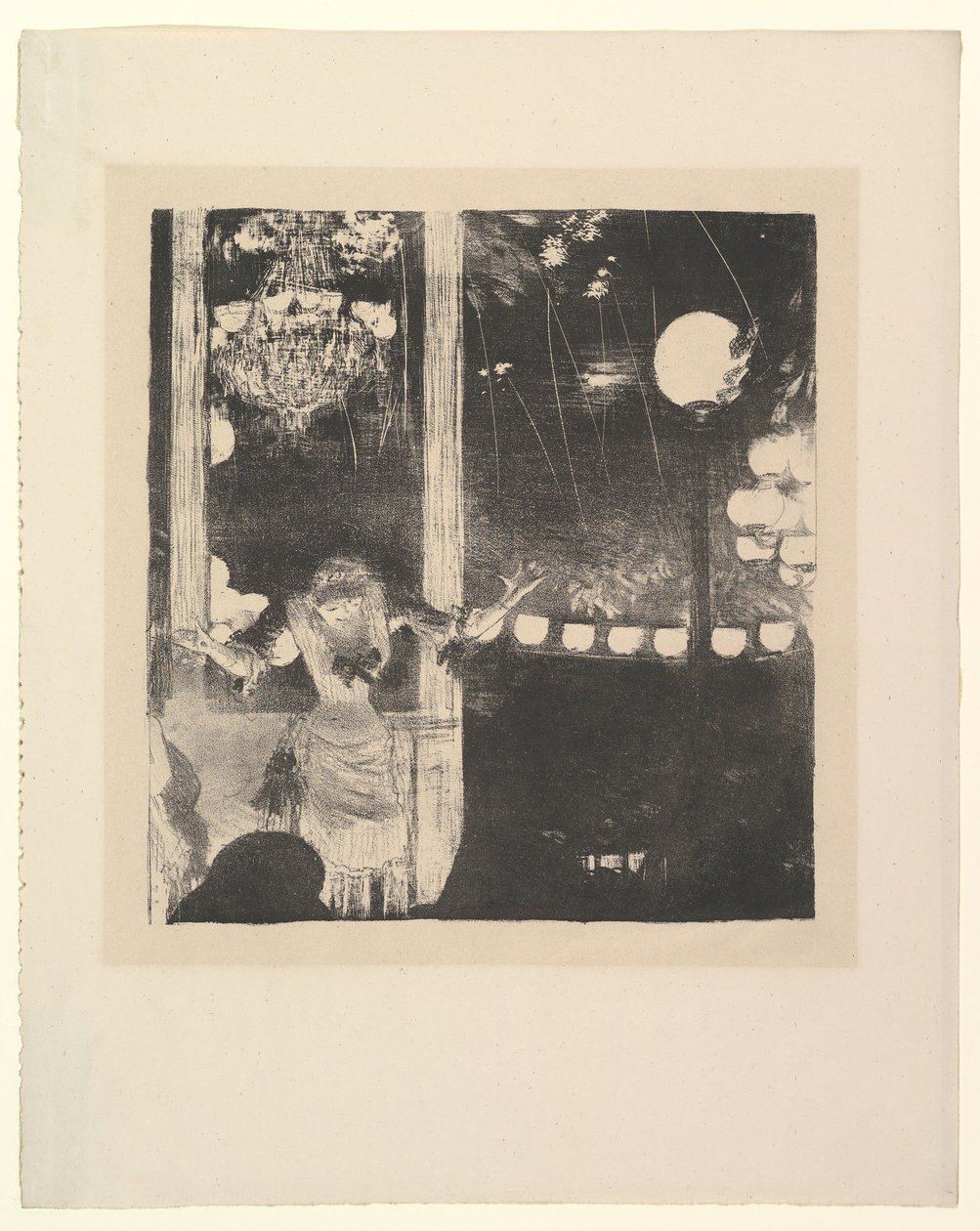 Panna Bécat w Café des Ambassadeurs, Paryż, 1877-78. autorstwa Edgar Degas