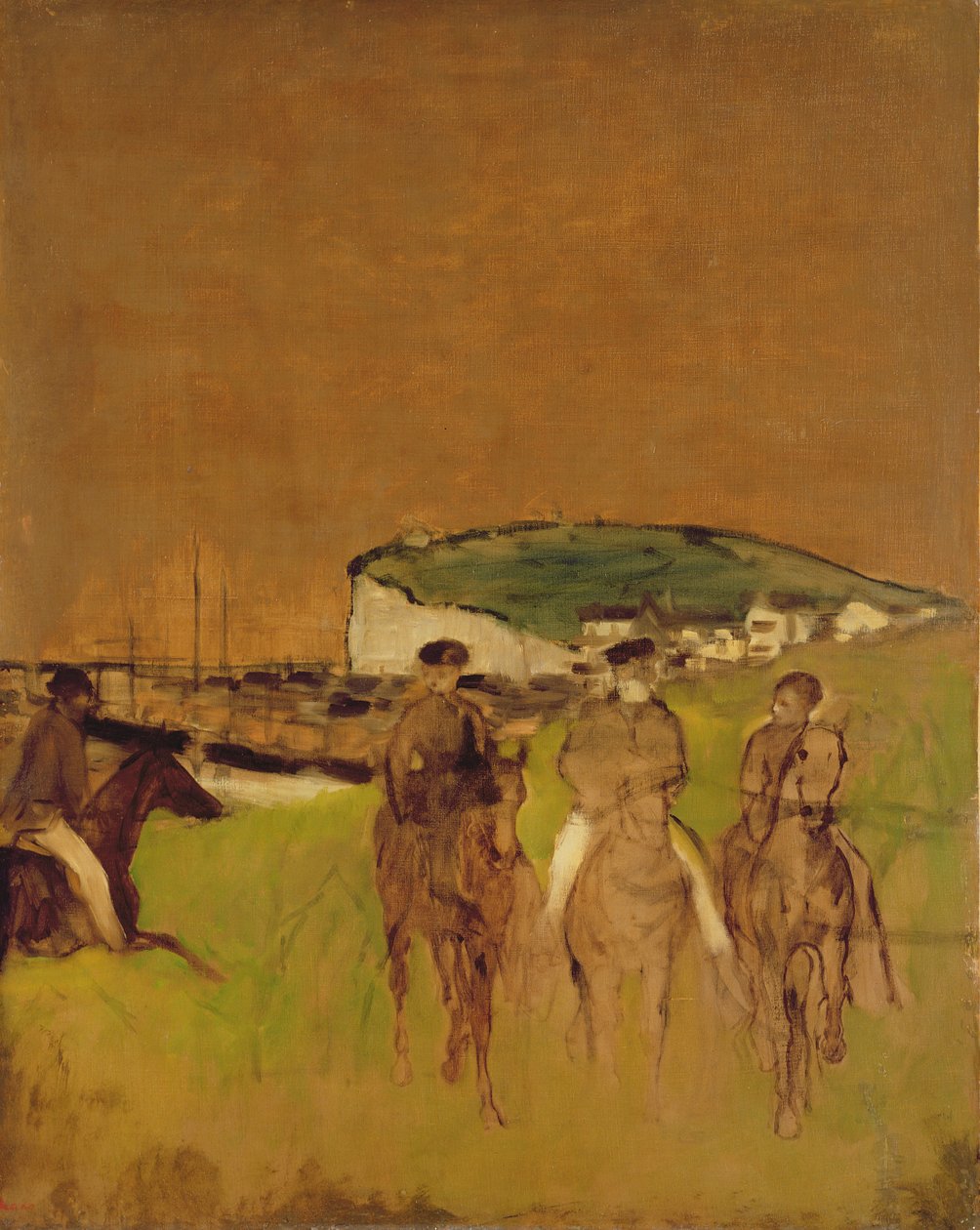 Poranna przejażdżka, c.1866 autorstwa Edgar Degas