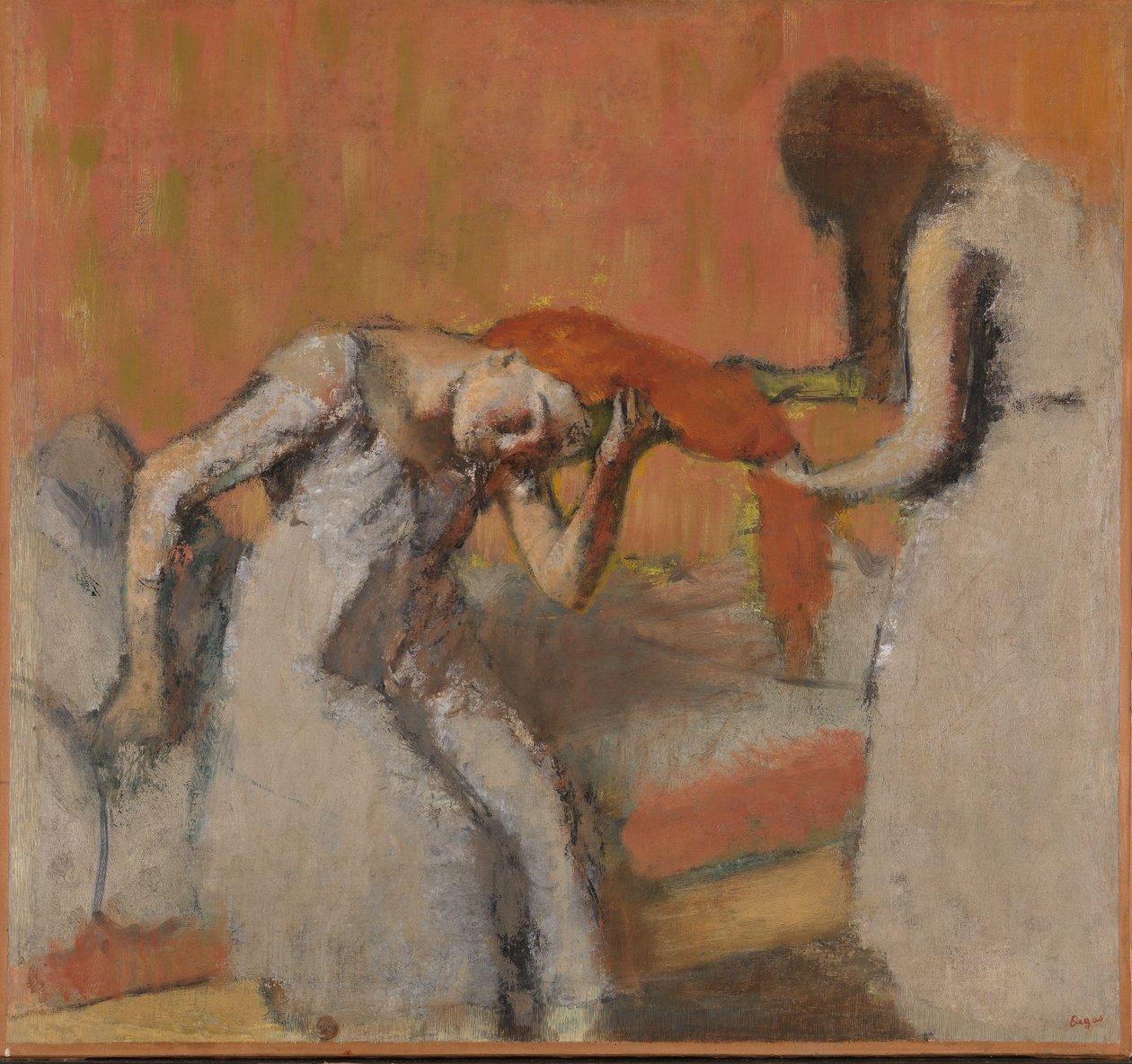 poranna toaleta autorstwa Edgar Degas