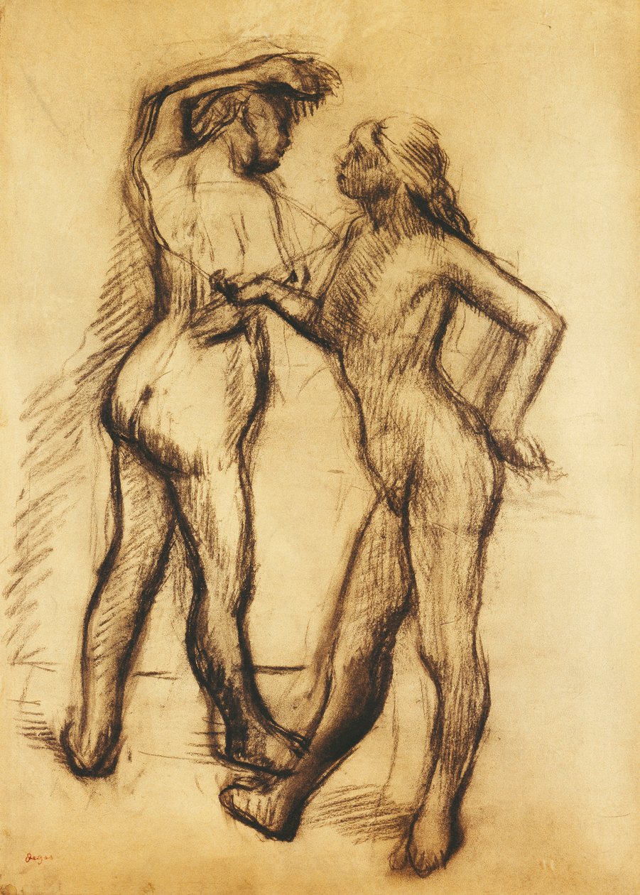 Nagie studium autorstwa Edgar Degas