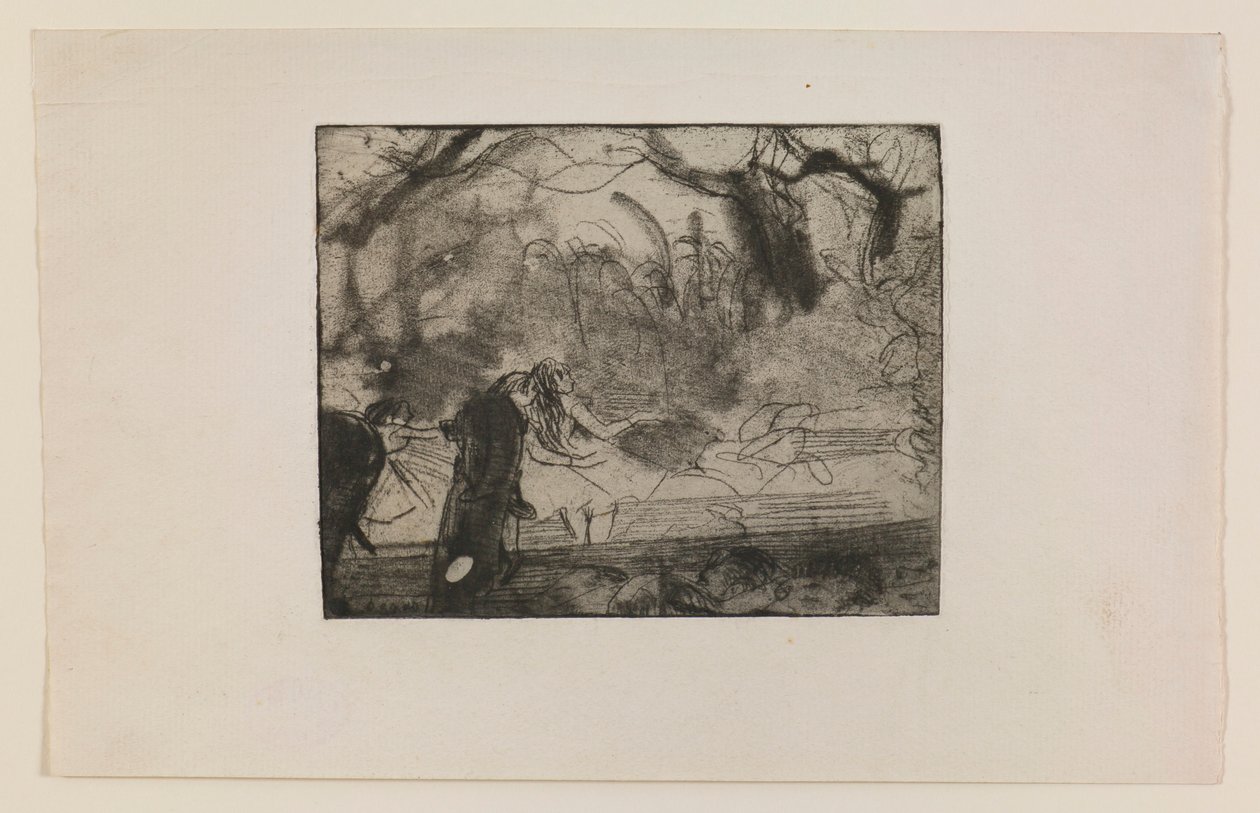 Na Etapie III autorstwa Edgar Degas