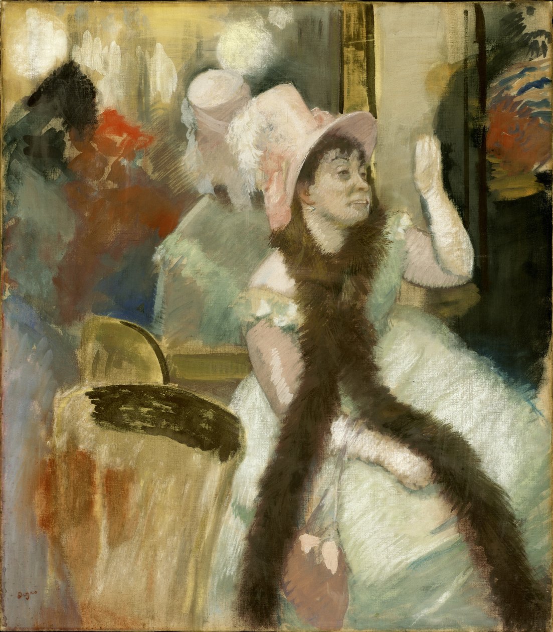 Portret po balu kostiumowym autorstwa Edgar Degas