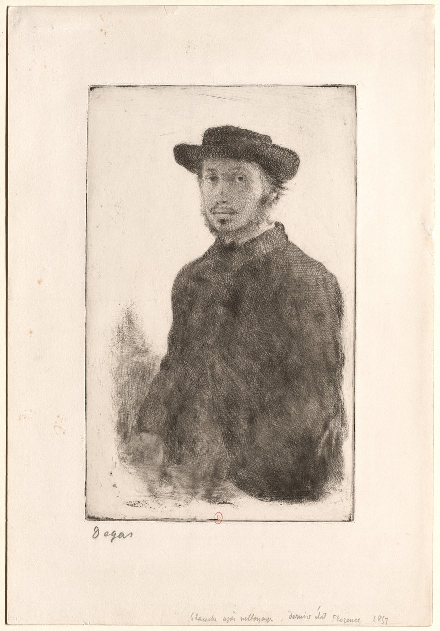 [Portret Degasa] autorstwa Edgar Degas