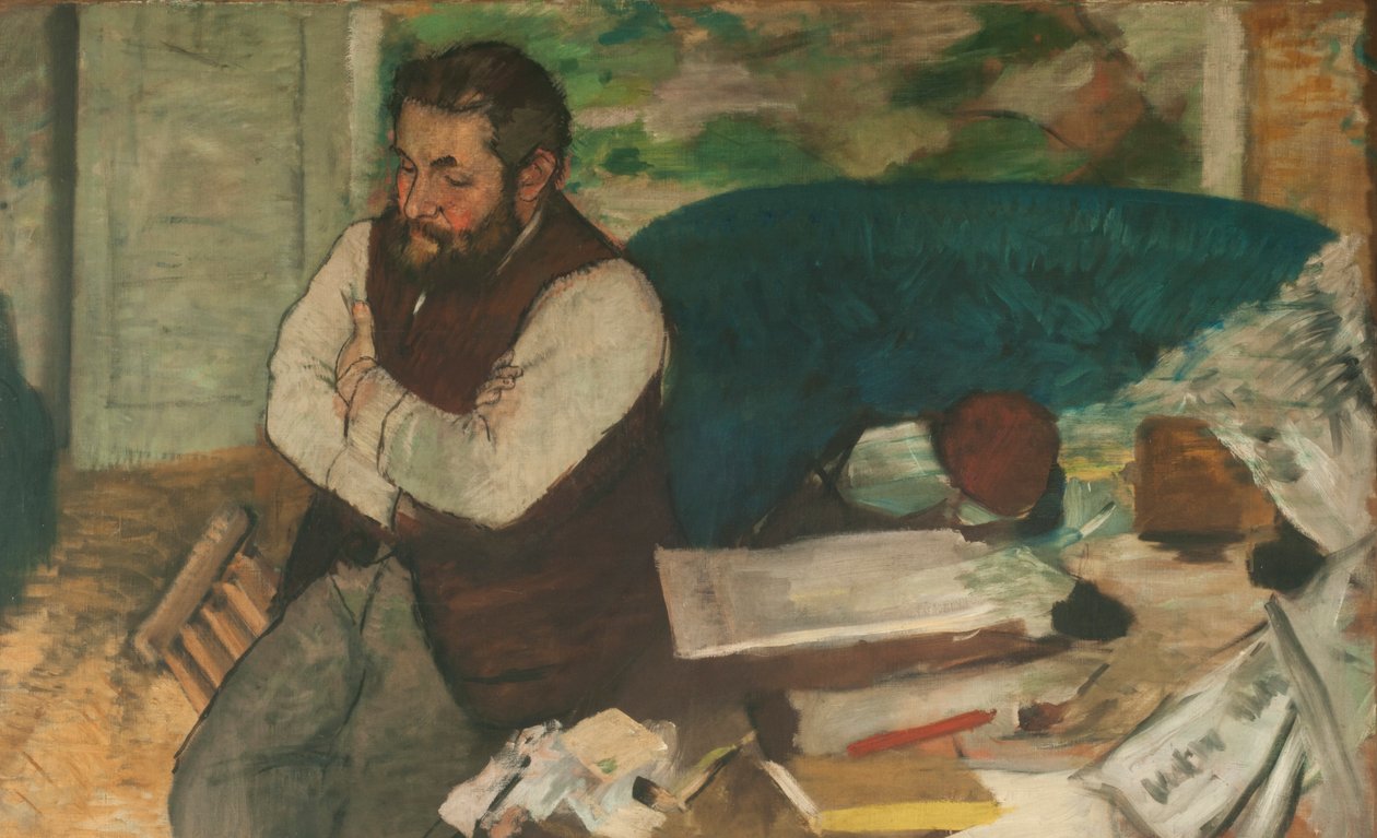 Portret Diego Martelli autorstwa Edgar Degas