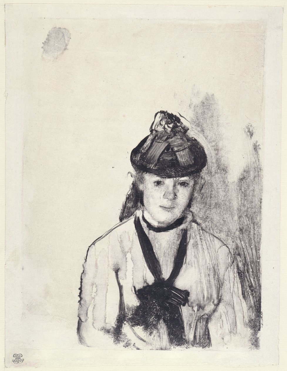 Portret Ellen Andrée autorstwa Edgar Degas