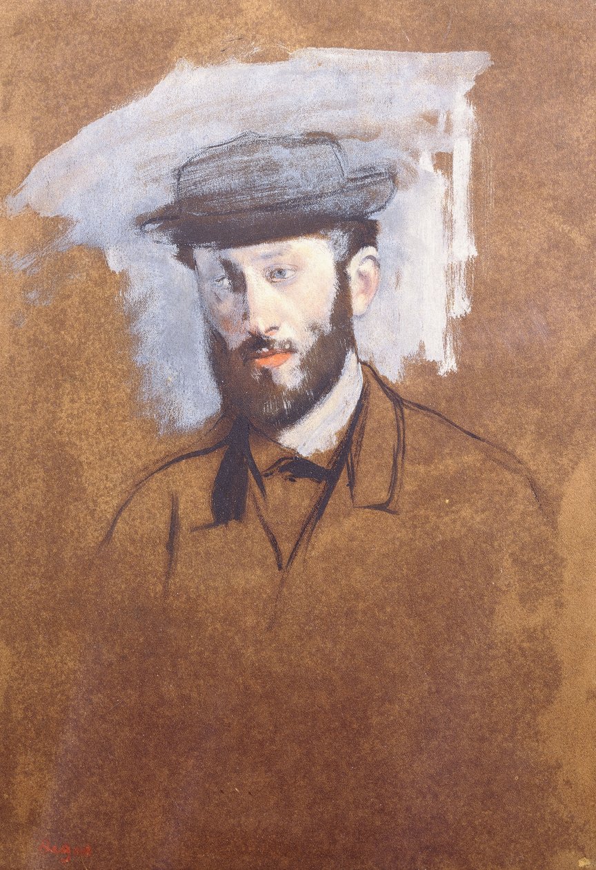 Portret Eugeniusza Maneta, ok. 1875 r. autorstwa Edgar Degas