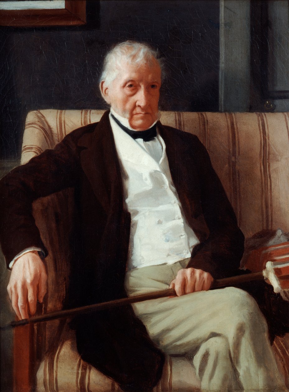 Portret Hilaire de Gas, dziadka artysty, 1857 autorstwa Edgar Degas