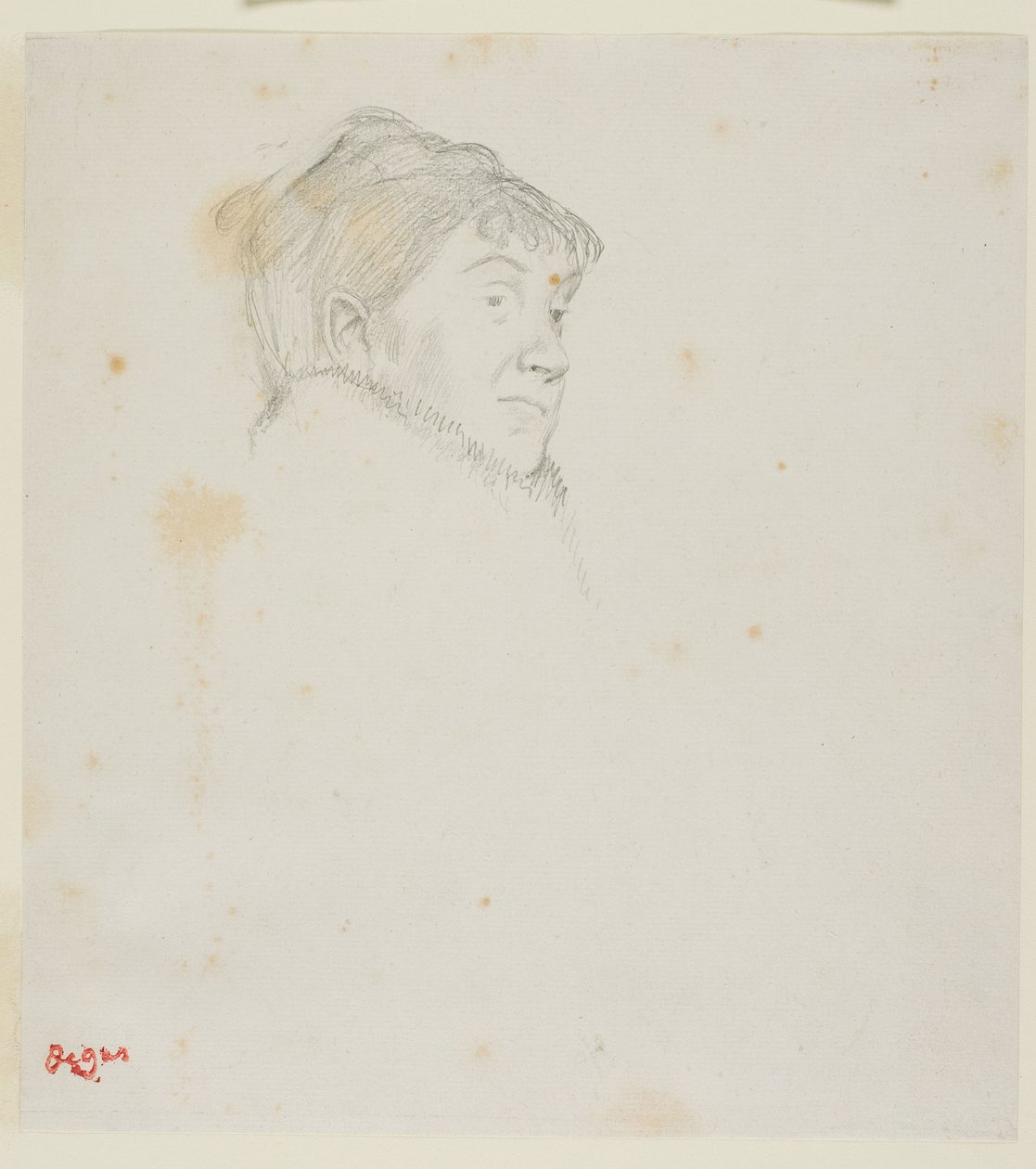 Portret Madame Dietz-Monnin (wcześniej Głowa kobiety) autorstwa Edgar Degas