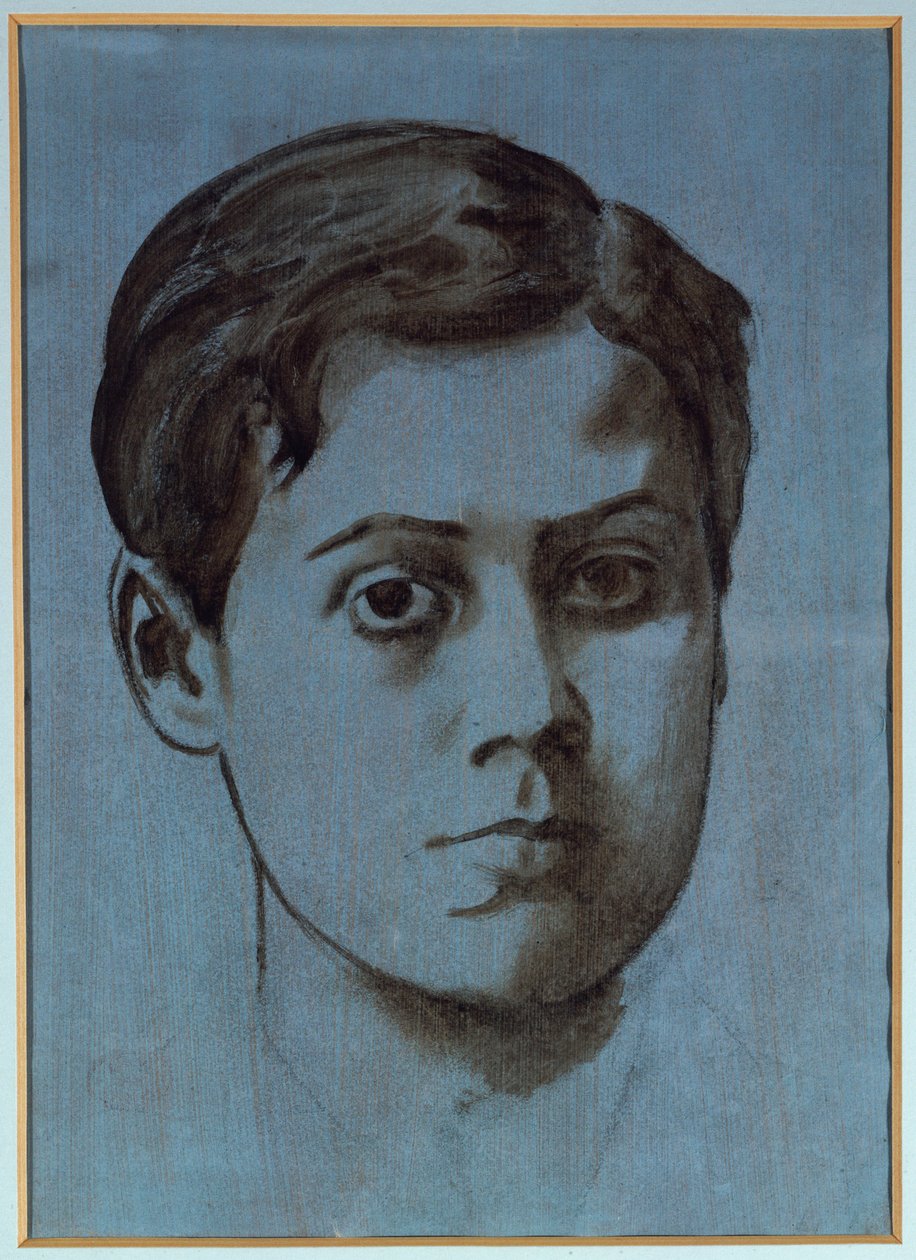 Portret młodego mężczyzny autorstwa Edgar Degas