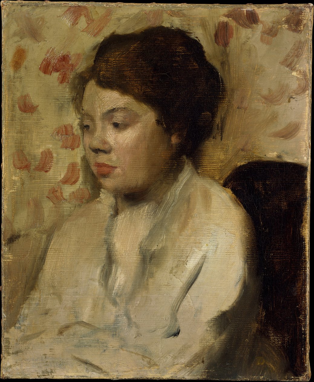 Portret młodej kobiety autorstwa Edgar Degas