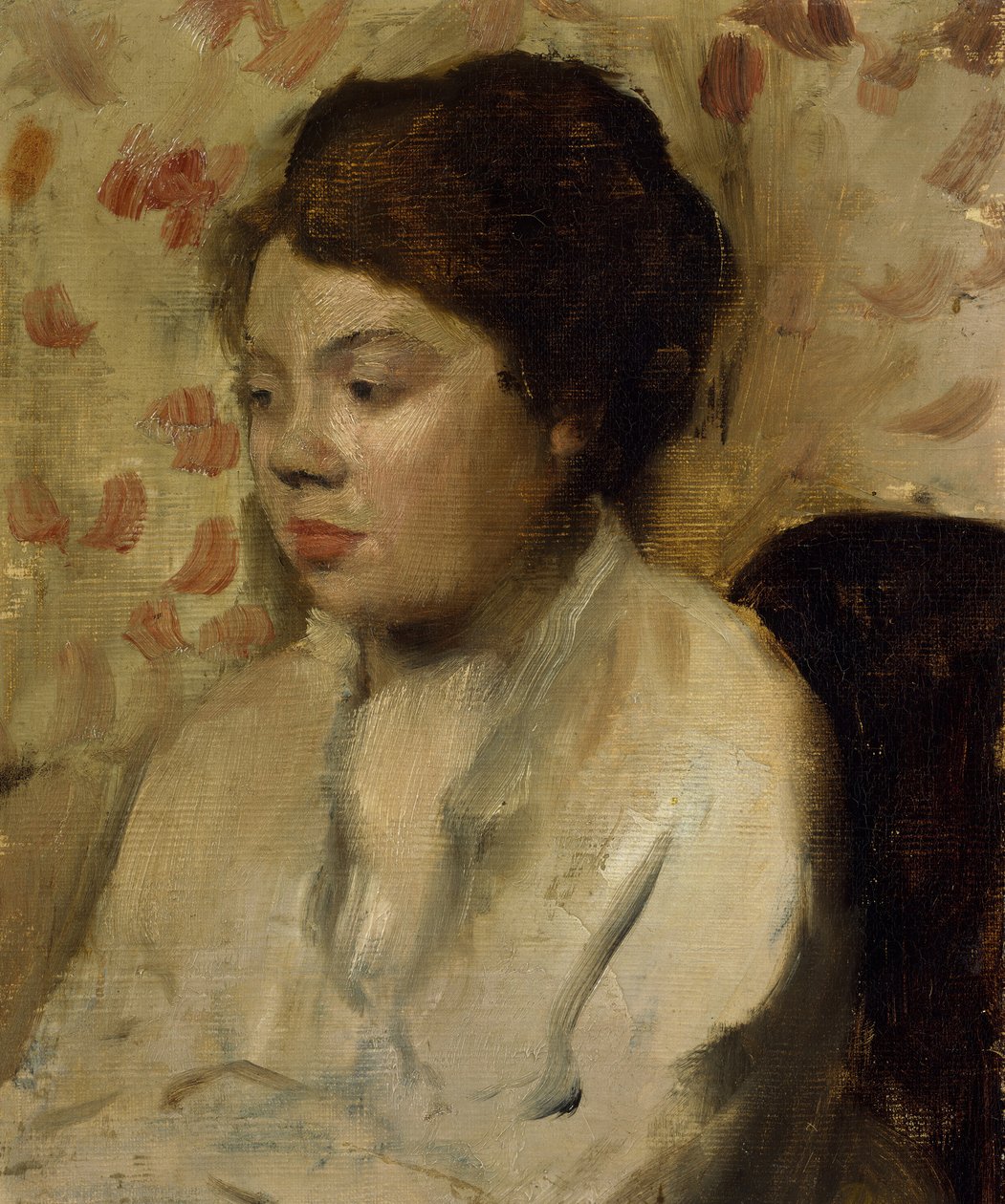 Portret młodej kobiety, ca. 1885. autorstwa Edgar Degas
