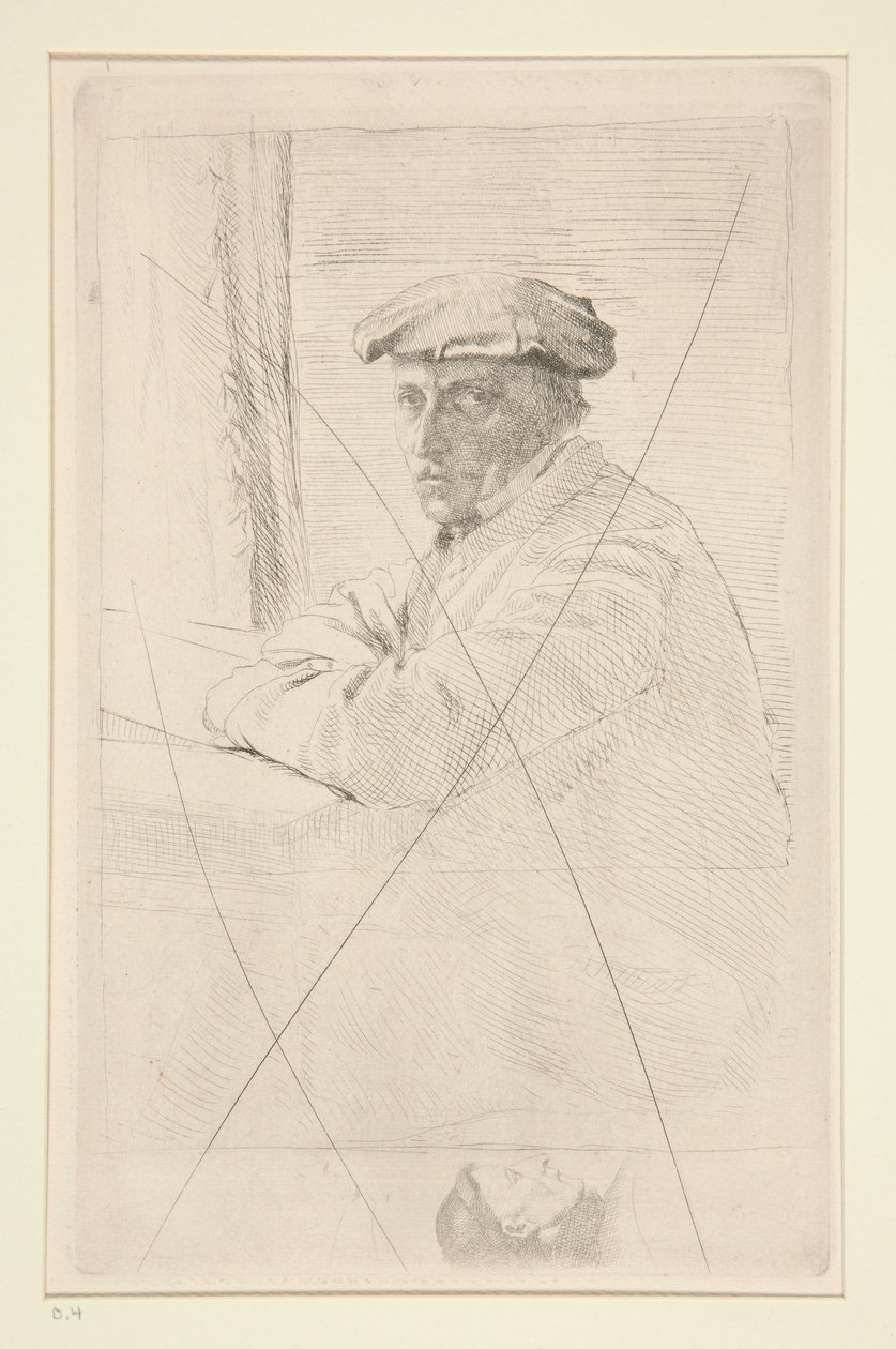 Portret grawera Josepha Tourny autorstwa Edgar Degas