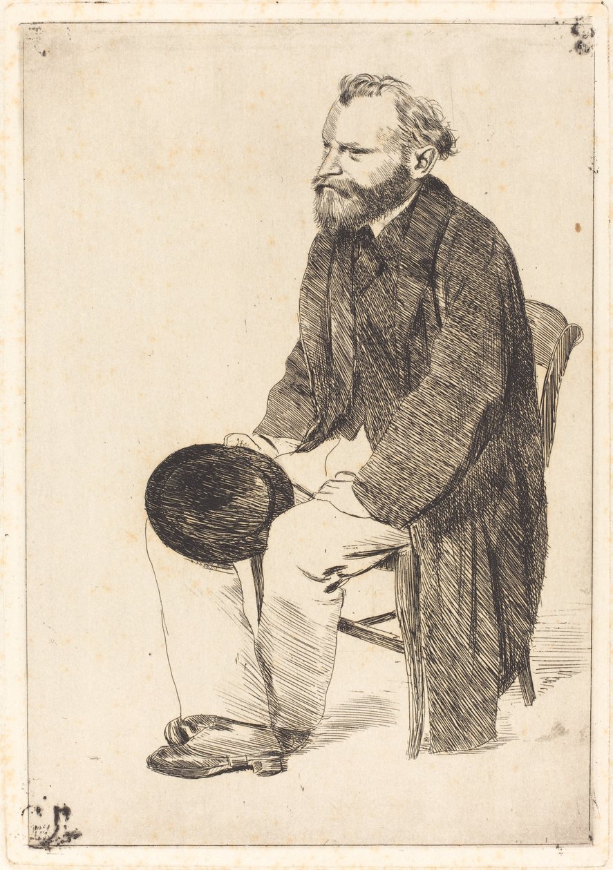 Portret artysty Edouarda Maneta 1832-1883 autorstwa Edgar Degas