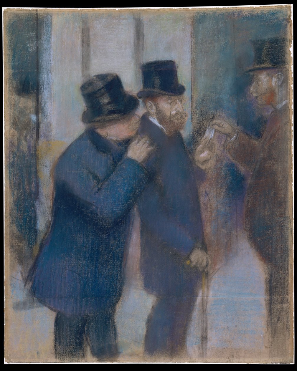 Portrety na Giełdzie Papierów Wartościowych autorstwa Edgar Degas
