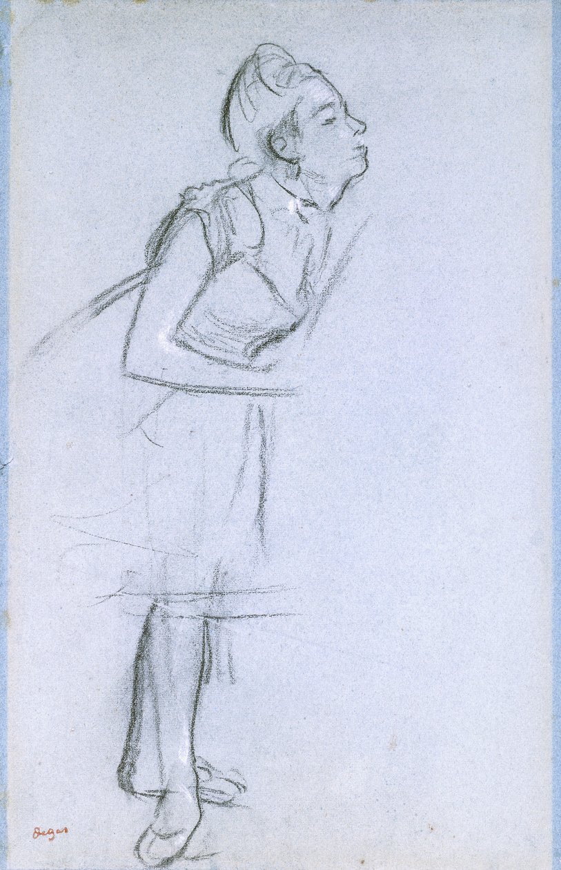 Profil Tancerza, autorstwa Edgar Degas