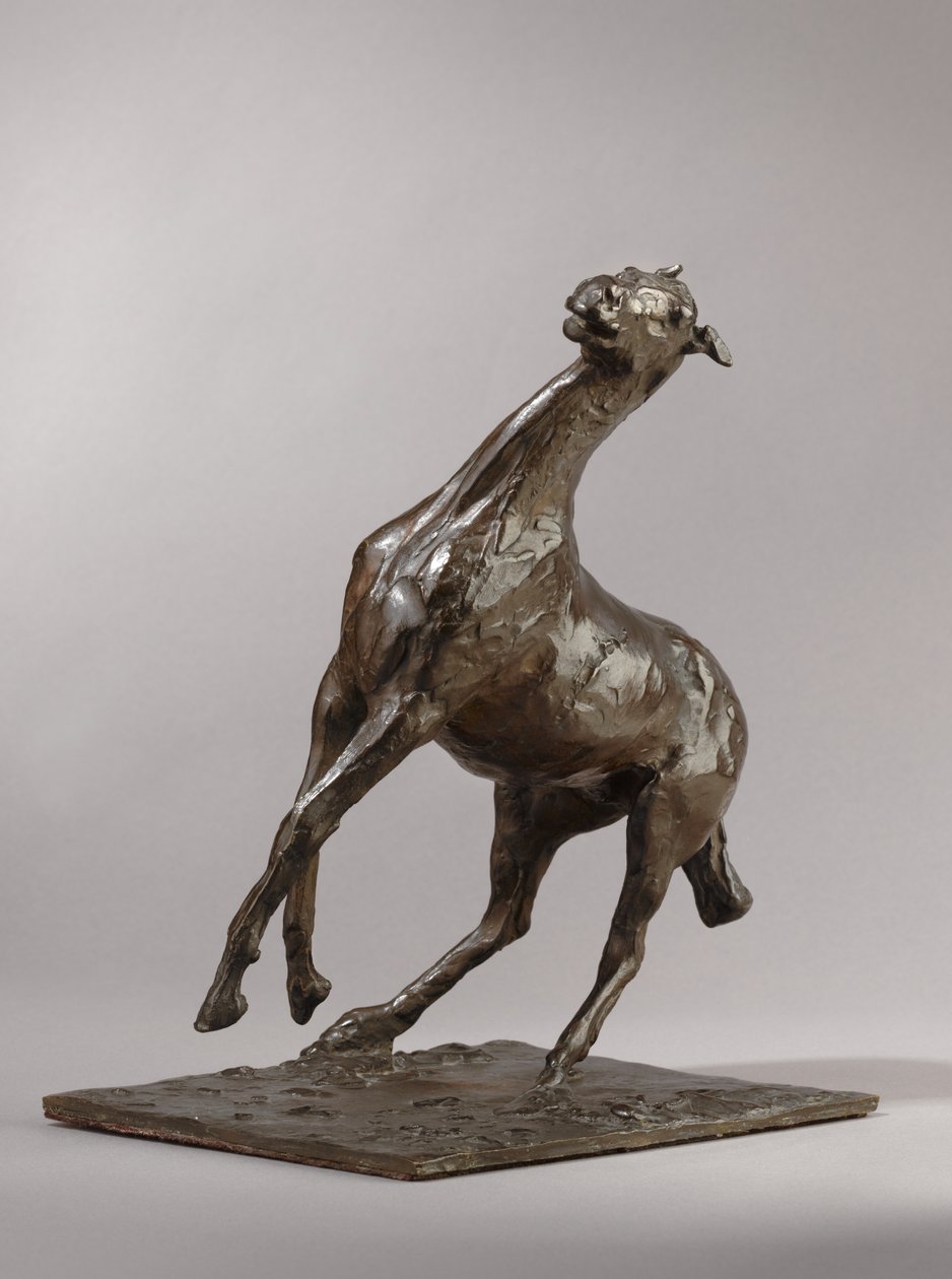 Koń hodowlany, model ok. 1870, odlew 1919-21 autorstwa Edgar Degas
