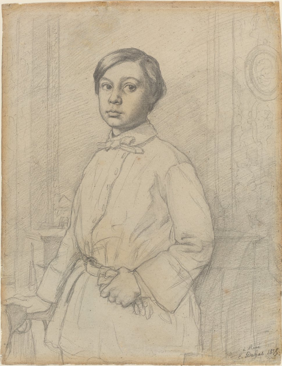 Rene de Gas [prosto] autorstwa Edgar Degas