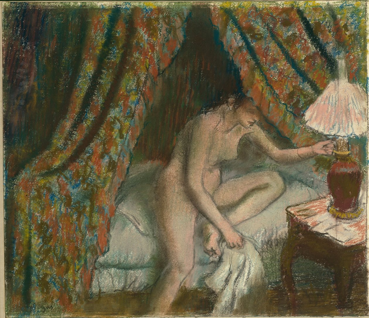 Przejście na emeryturę autorstwa Edgar Degas