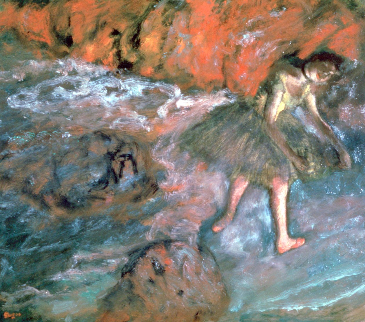 Rosyjska balerina, 1880 autorstwa Edgar Degas