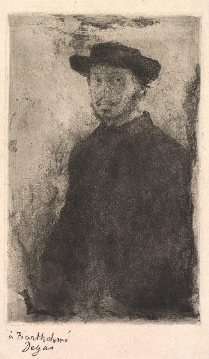 Autoportret autorstwa Edgar Degas