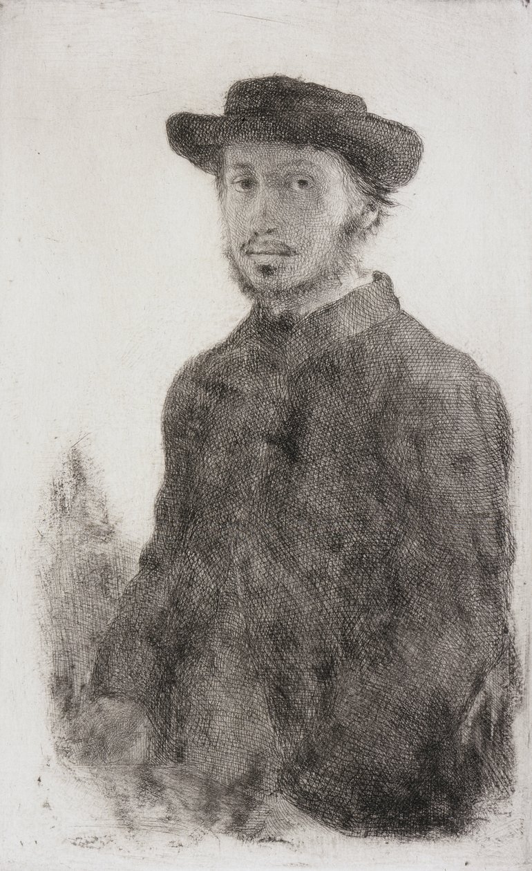 Autoportret autorstwa Edgar Degas