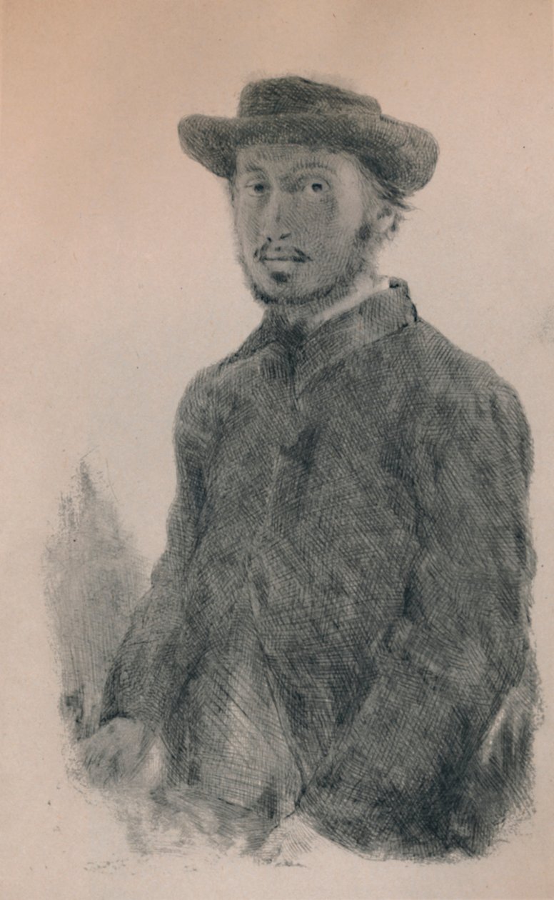 Autoportret, ok. 1860, 1946 autorstwa Edgar Degas