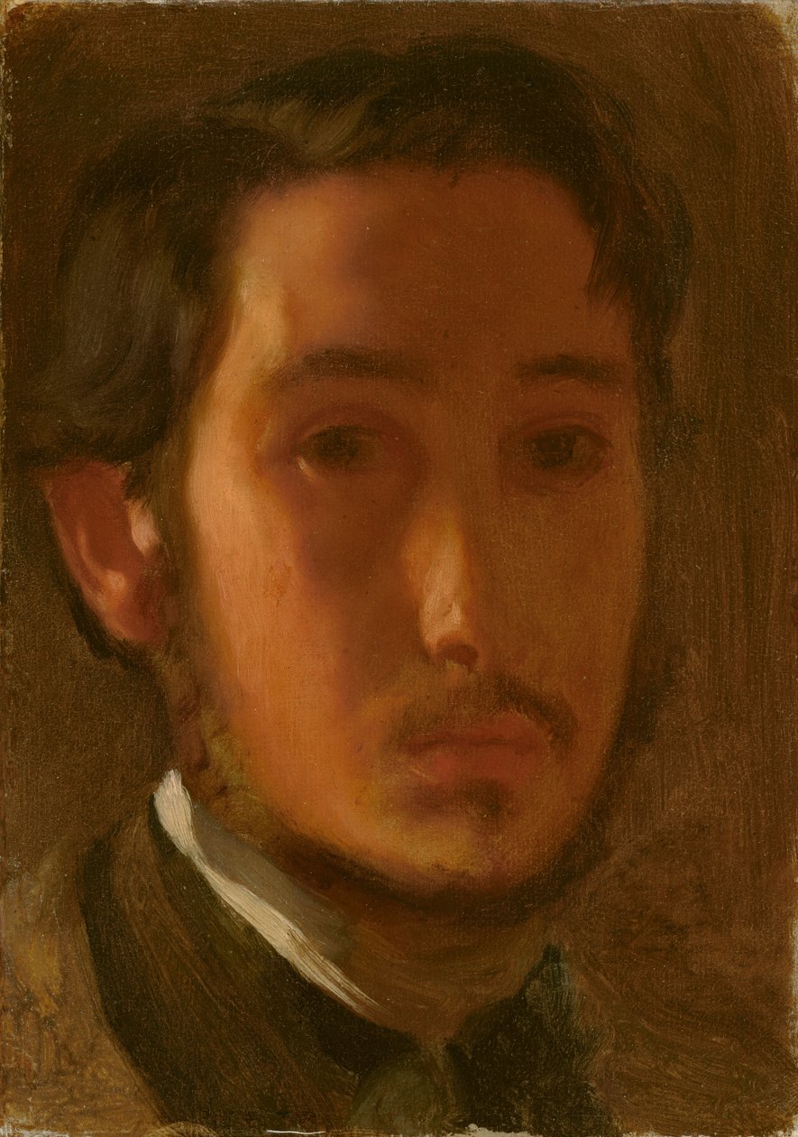 Autoportret z białym kołnierzykiem, ok. 1930 r. 1857. autorstwa Edgar Degas
