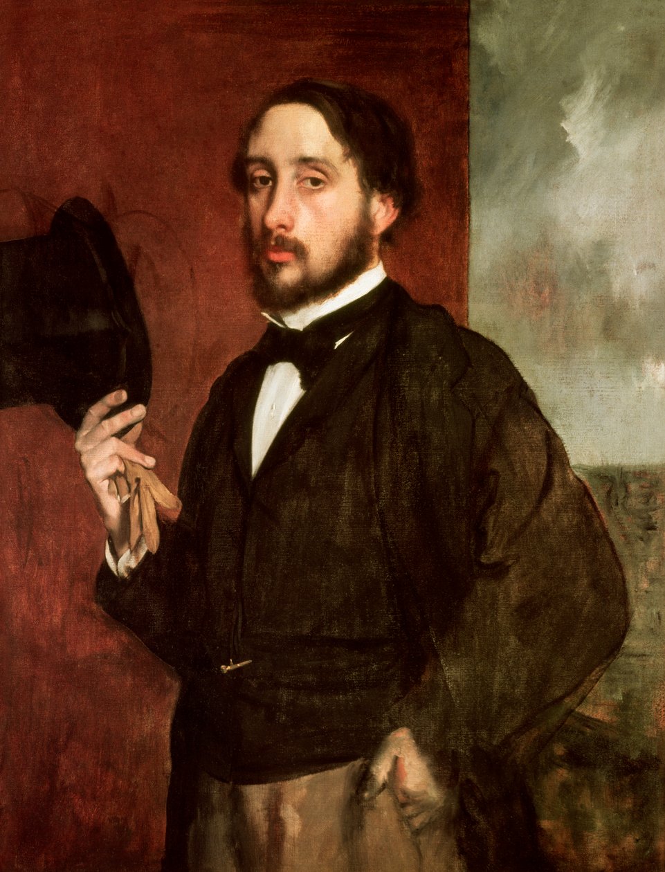 Autoportret, ok. 1862 (olej na płótnie) autorstwa Edgar Degas