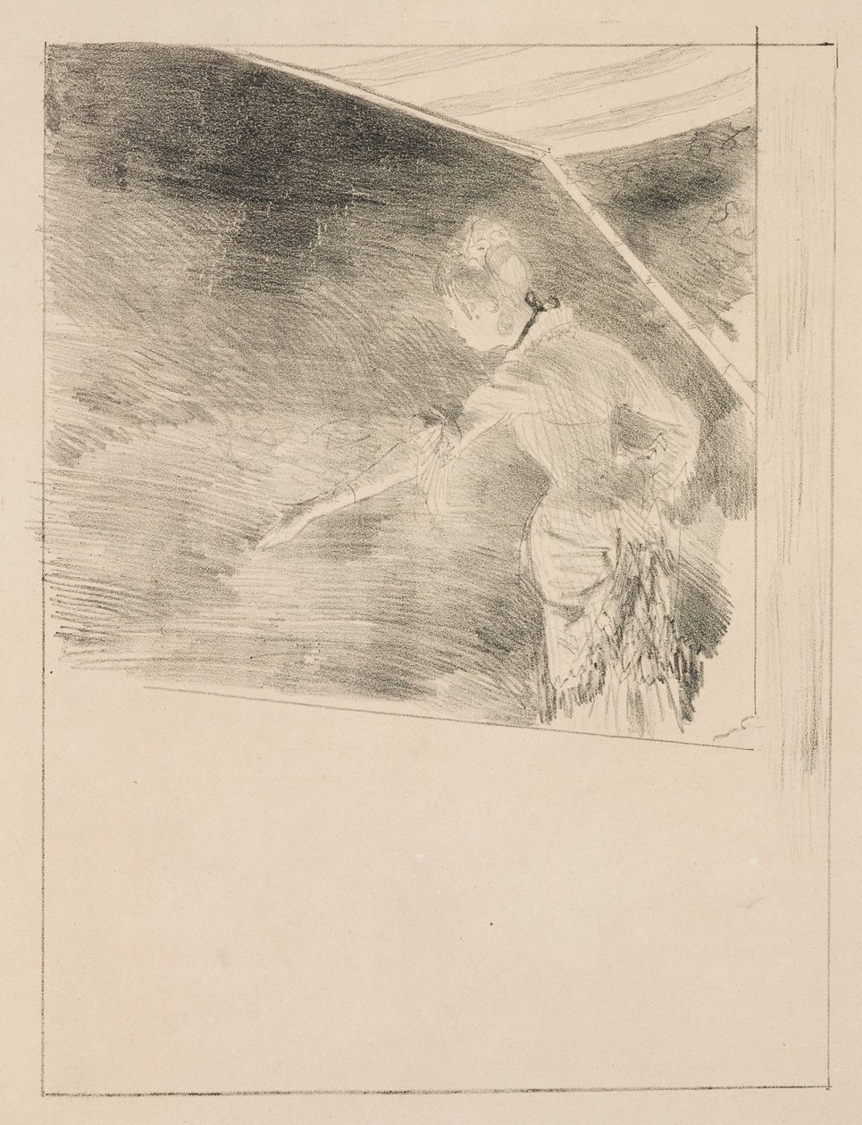 Piosenkarz na koncercie w kawiarni autorstwa Edgar Degas