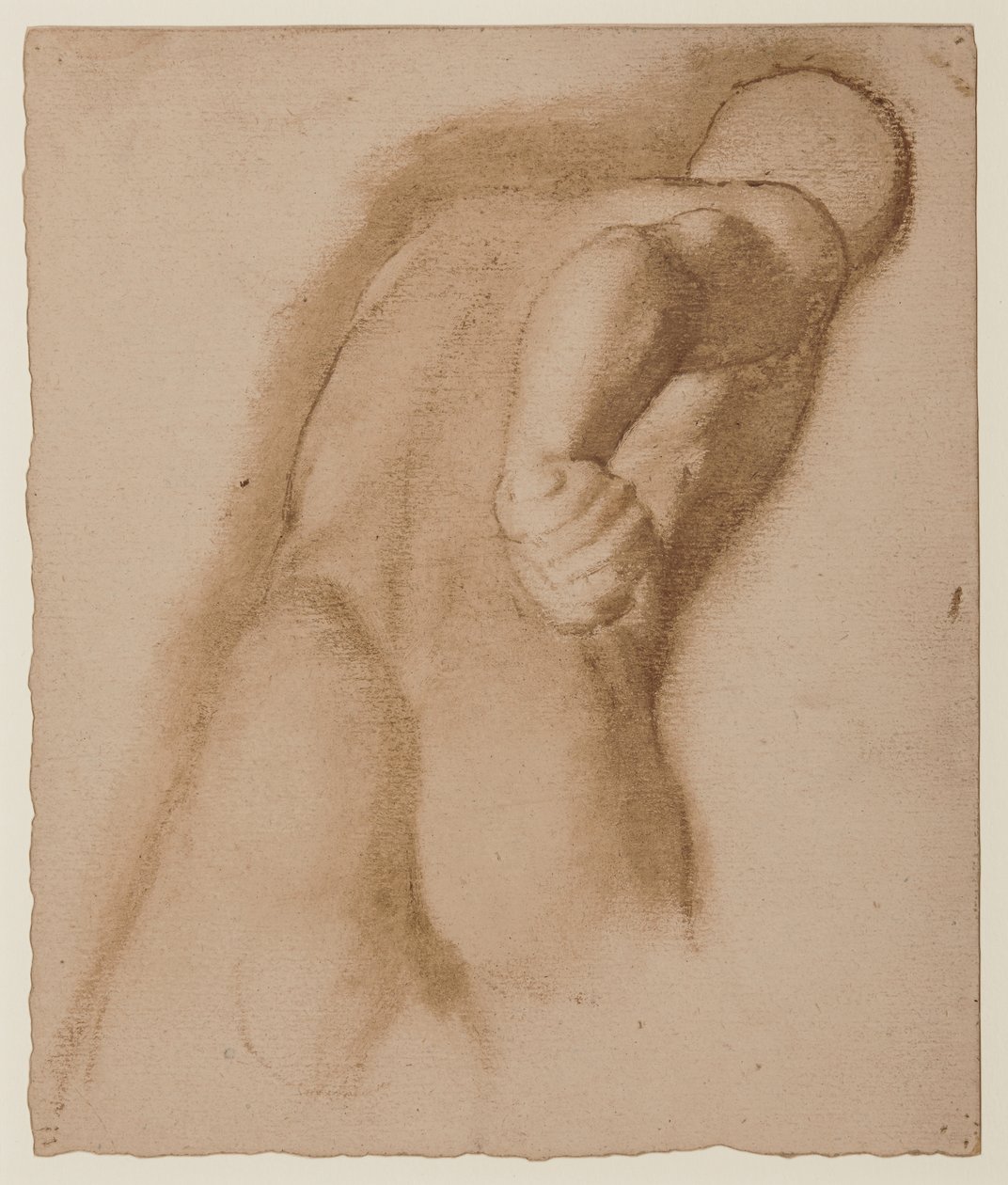 Studium według Agazjasza z Efezu, „Gladiator Borghese”, ok. 1855 r. autorstwa Edgar Degas