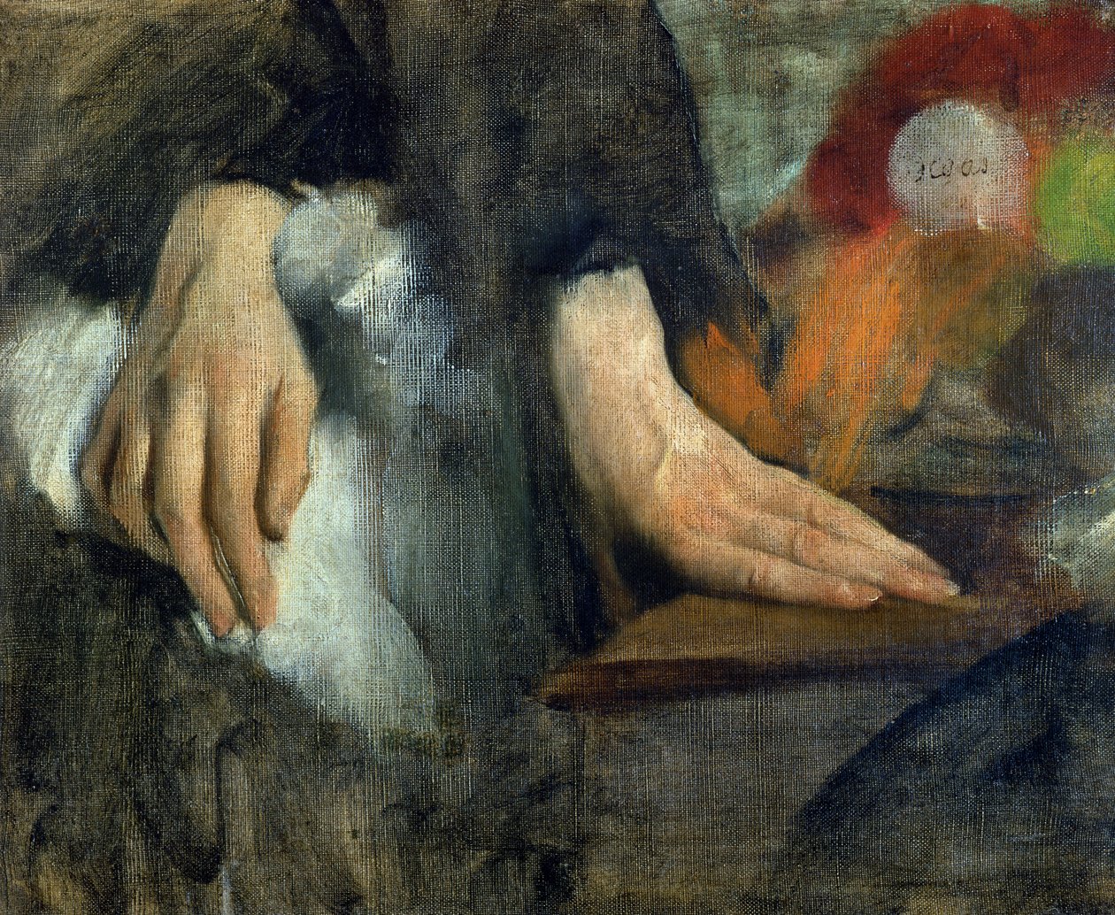 Studium dłoni, 1859-60 autorstwa Edgar Degas