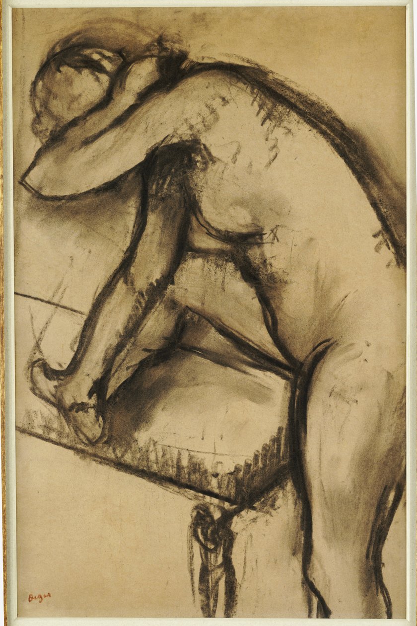 Studium tancerza autorstwa Edgar Degas
