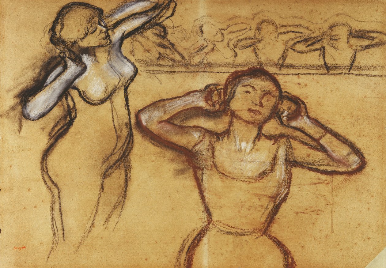 Studium tancerza; Studium tancerza, autorstwa Edgar Degas