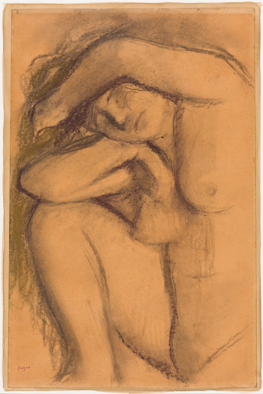 Studium aktu autorstwa Edgar Degas